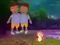 Juego Twins Escape From Night Forest en línea