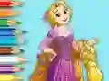 Juego Coloring Book: Princess Rapunzel en línea