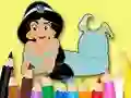 Juego Coloring Book: Princess Jasmine en línea