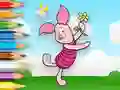 Juego Coloring Book: Piglet Holds Toy Windmill en línea