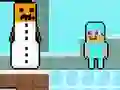 Juego Noob vs Pro Snowman en línea