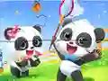 Juego Jigsaw Puzzle: Baby Panda Spring Outing en línea
