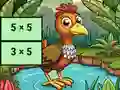 Juego Multiplication Bird Image Uncover en línea