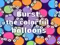 Juego Burst the Colorful Balloons en línea