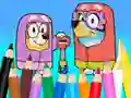 Juego Coloring Book: Bluey Flossing Grannies en línea