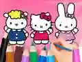 Juego Coloring Book: Hello Kitty With Friends en línea