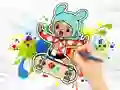 Juego Coloring Book: Toca Boca Skateboard en línea