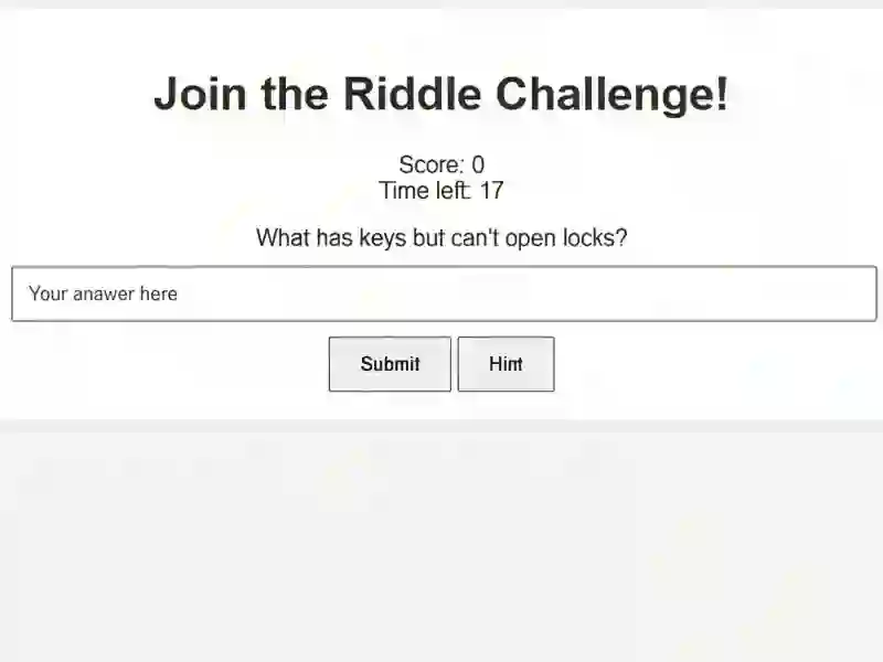 Juego Riddle Challenge en línea