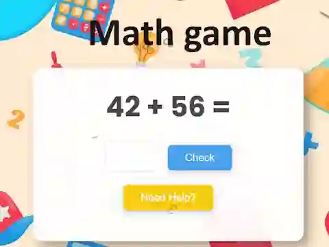 Juego Math game en línea