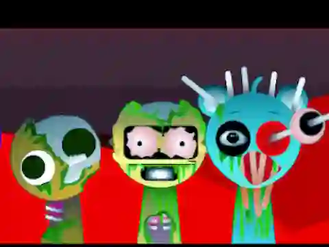 Juego Sprunki Music Scary Beat Box en línea