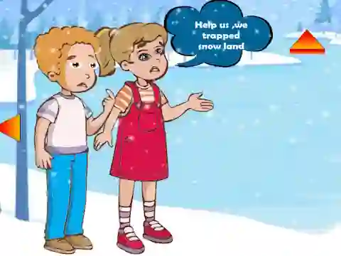 Juego Siblings Escaped Snow Land en línea