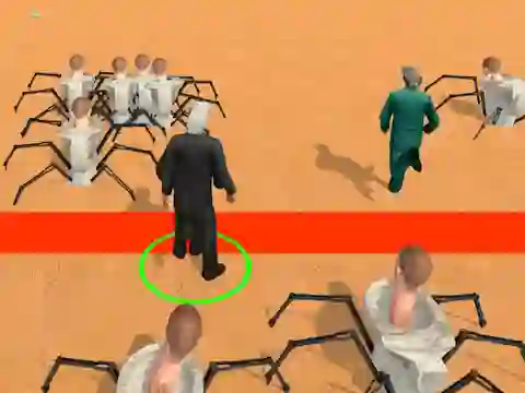 Juego Cameraman vs Skibidi Survival en línea