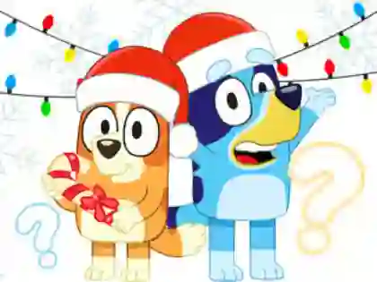 Juego Kids Quiz: Bluey Christmas Quiz en línea