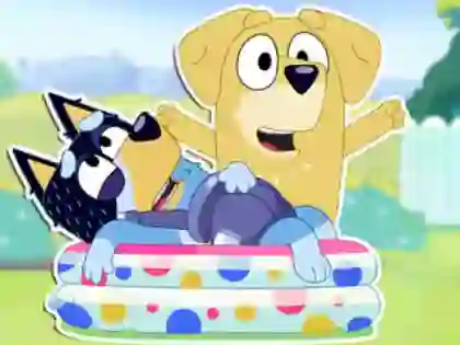 Juego Jigsaw Puzzle: Bluey Dad Baby en línea