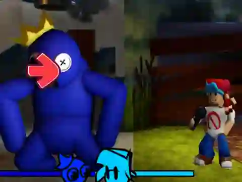 Juego FNF vs Rainbow Friends en línea