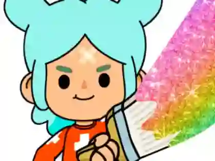 Juego Coloring Book: Toca Boca Rita en línea