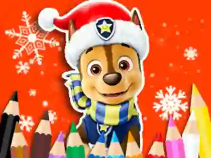 Juego Coloring Book: PAW Patrol Christmas en línea