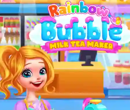 Juego Rainbow Bubble Milk Tea Maker en línea