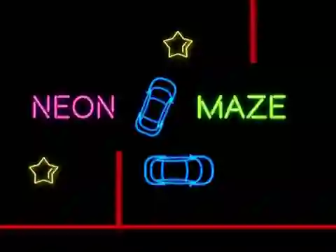 Juego Neon Car Maze en línea