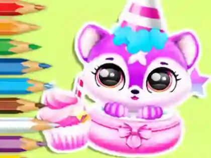 Juego Coloring Book: Baby Fluff's Birthday en línea