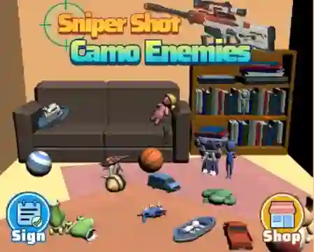Juego Sniper Shot Camo Enemies en línea