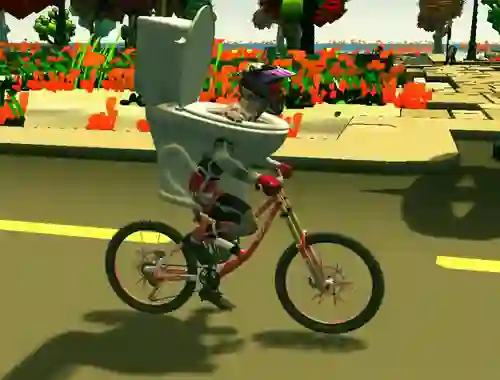 Juego Skibidi Toilet Bike Riding en línea