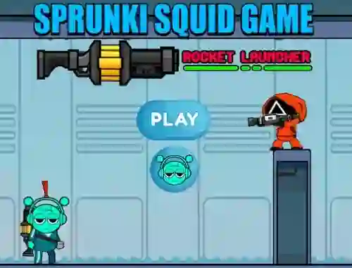 Juego Sprunki Squid Game Rocket Launcher en línea