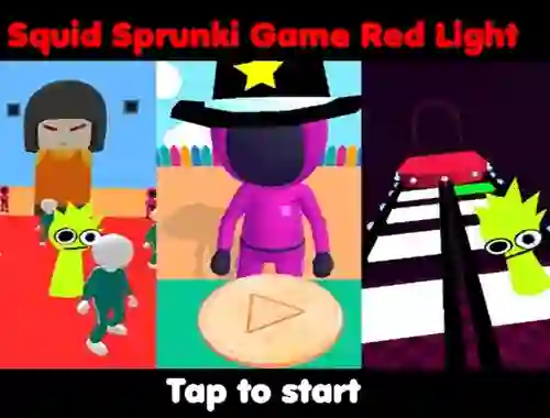 Juego Squid Sprunki Game Red Light en línea