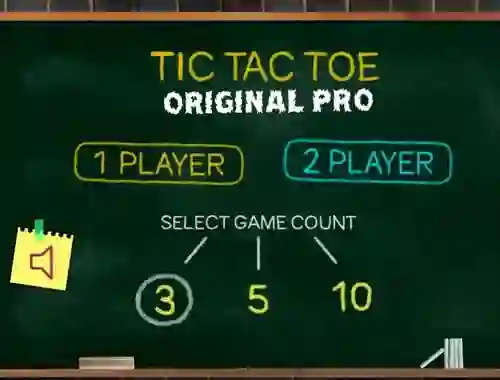 Juego Tic Tac Toe Original Pro en línea