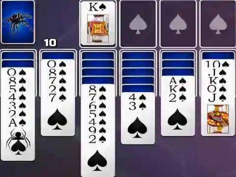 Juego Spades Spider Solitaire en línea
