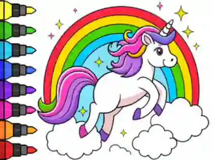 Juego Coloring Book: Magical Unicorn en línea