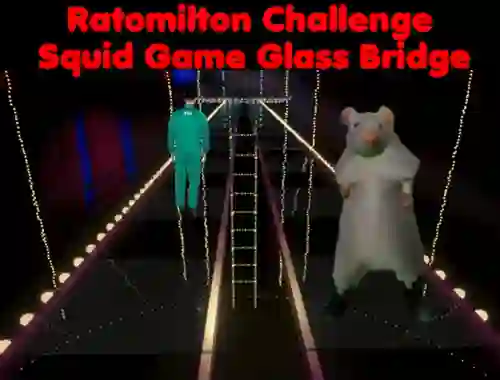 Juego Rato Milton Challenge Squid Game Glass Bridge en línea