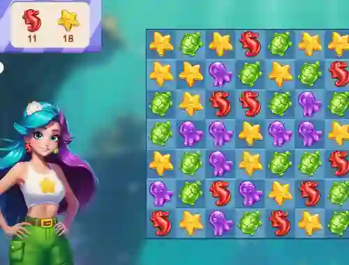 Juego Underwater Adventures: Match 3 en línea