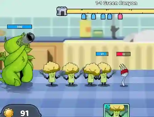 Juego Food Castle Tower Defense en línea
