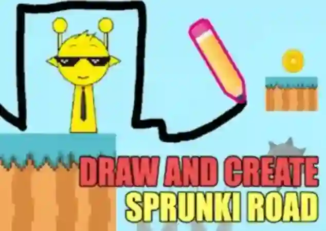 Juego Draw And Create Sprunki Road en línea