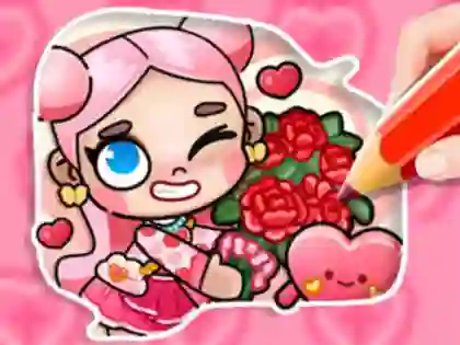 Juego Coloring Book: Avatar Valentine's en línea