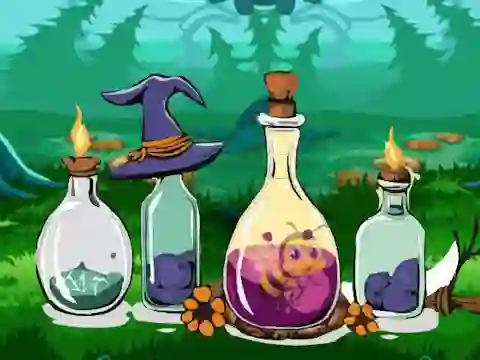 Juego Bottle Stuck Honeybee Escape en línea