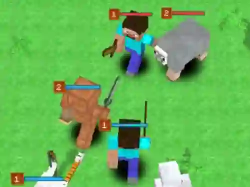Juego Minecraft: Create a Monster and Fight! en línea
