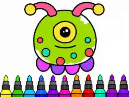 Juego Coloring Book: Alien en línea