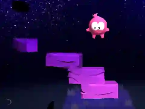 Juego Om nom Jump en línea