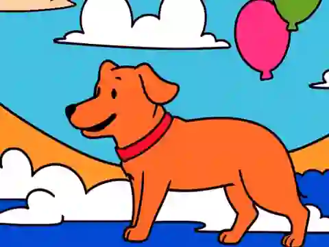 Juego Color By Code: Yellow Dog en línea