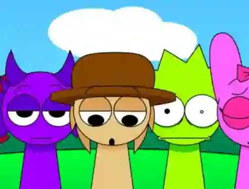 Juego Sprunki Pyramixed - Finished Animations en línea