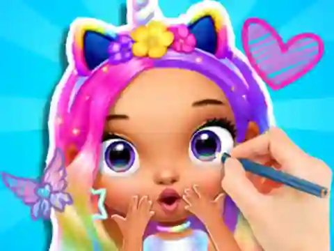 Juego Coloring Book: Fashion Barbie Princess en línea