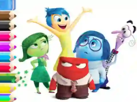 Juego Coloring Book: Inside Out en línea