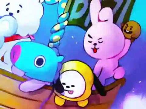 Juego Jigsaw Puzzle: BT21 Friends en línea