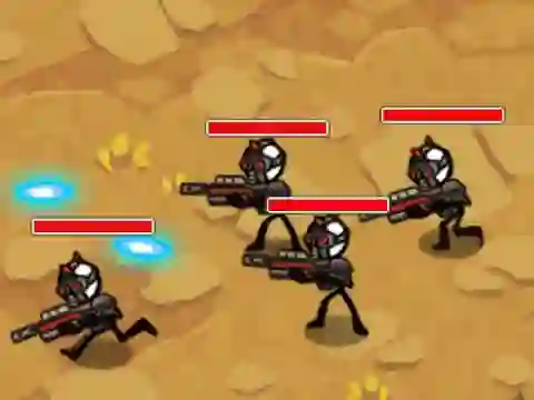Juego Stickman Warfare en línea