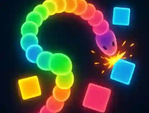 Juego Snake Frenzy Color Clash en línea