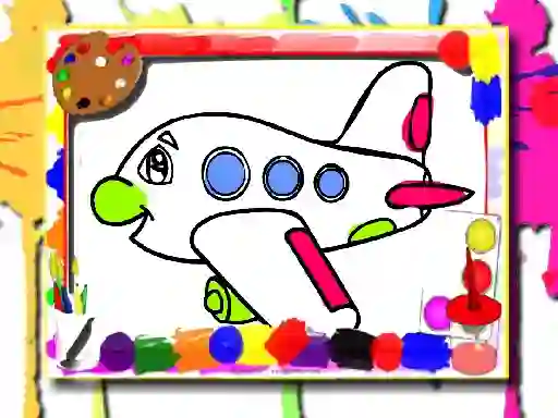 Juego Airplane Coloring Book en línea