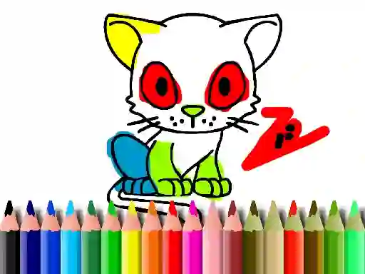 Juego Back To School: Cat Coloring en línea
