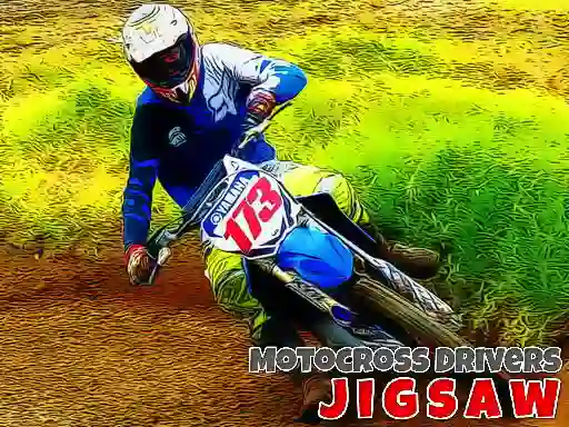 Juego Motocross Drivers Jigsaw en línea